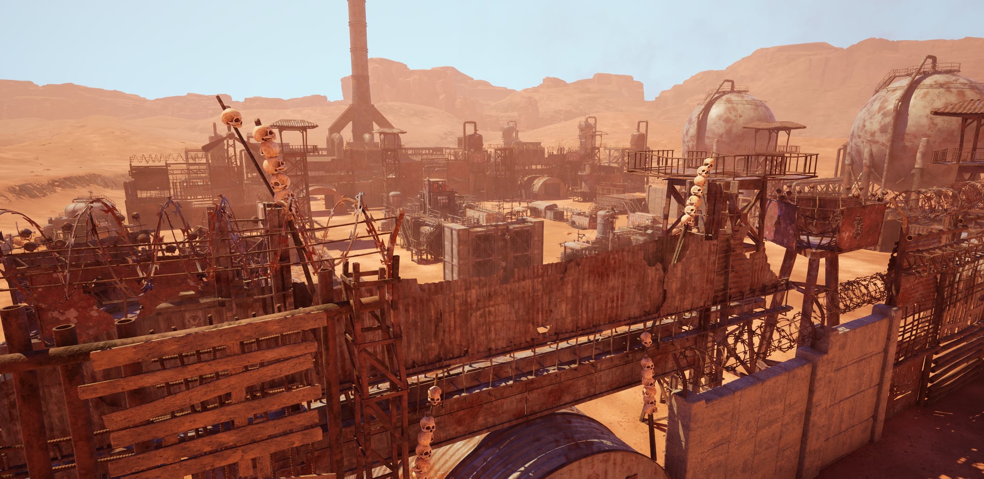 Harbor screenshot of the desert wasteland under open sky