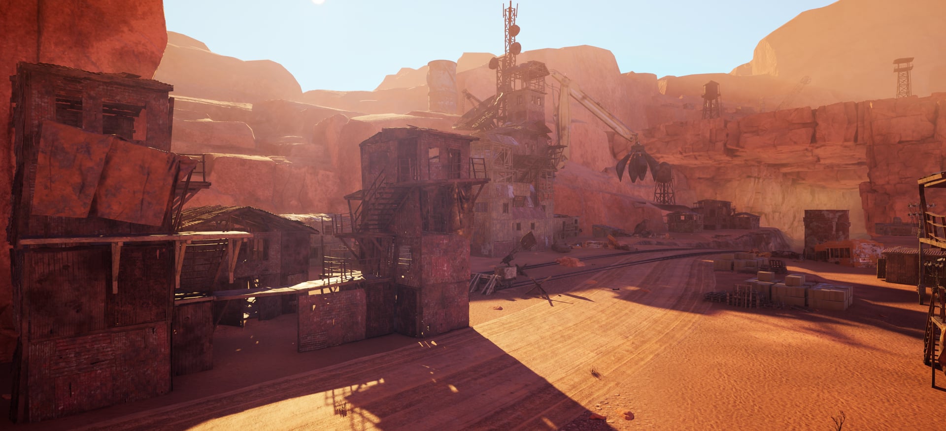 Harbor screenshot of scavenging terrain in the open world