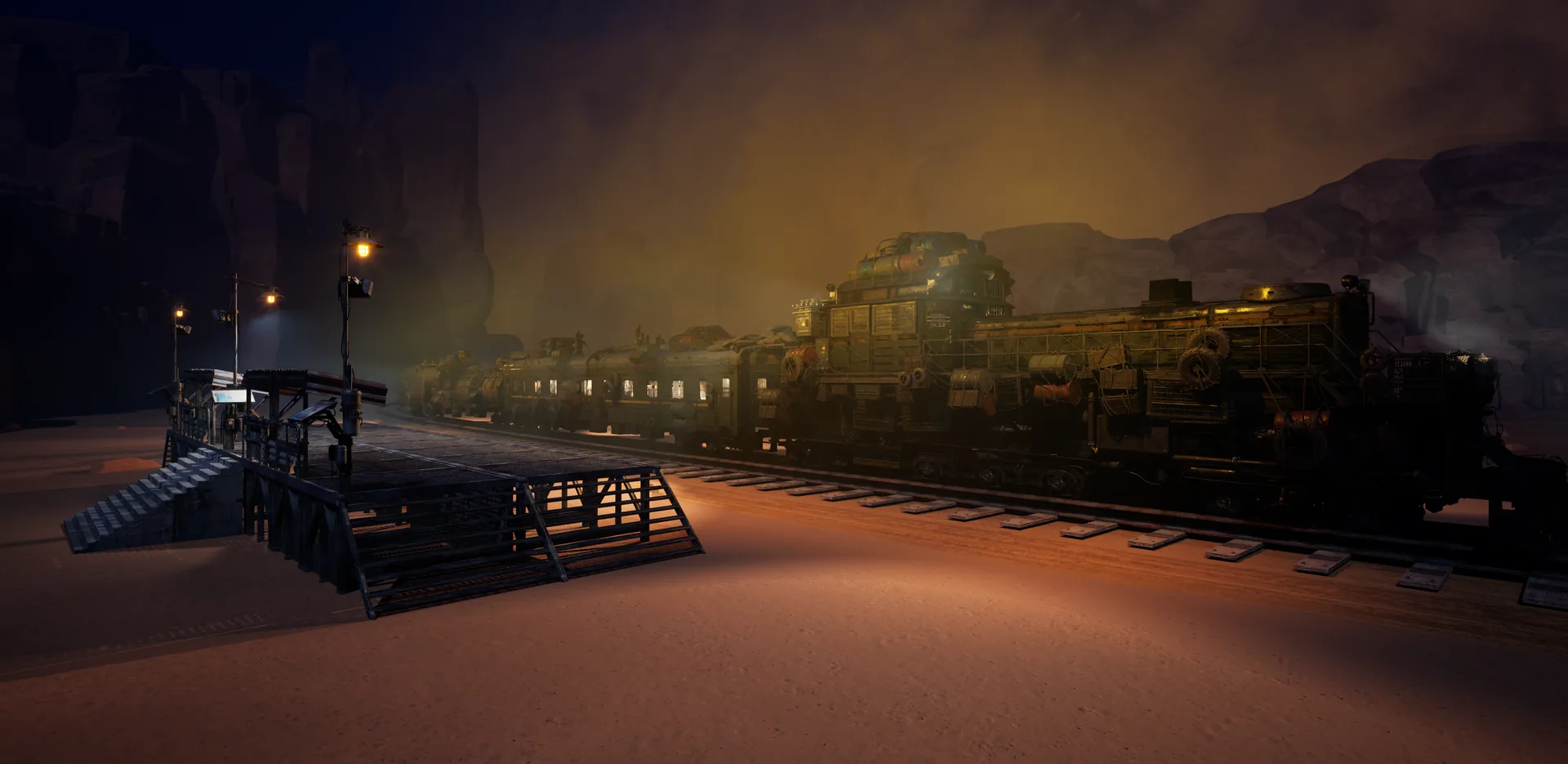 Blackrail train screenshot from Harbor